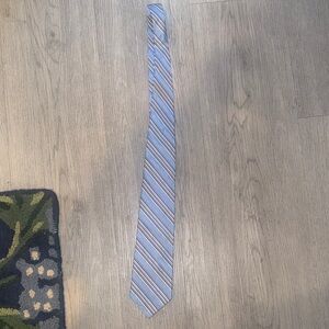 Authentic Versace Striped Blue and Gray Men's Tie